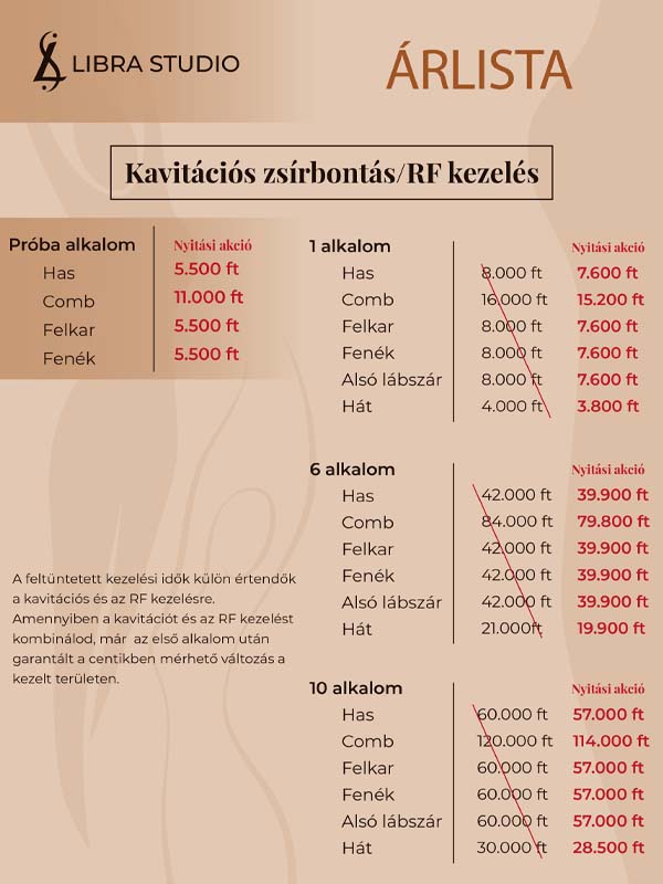 árlista másolat